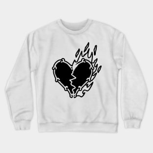 broken hearted Crewneck Sweatshirt